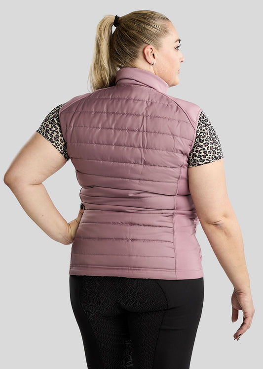 Bodywarmer Emma Dusty Rose Curve