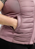 Bodywarmer Emma Dusty Rose Curve