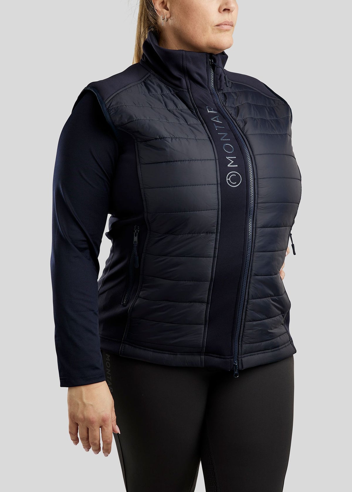 Bodywarmer Emma Navy Curve