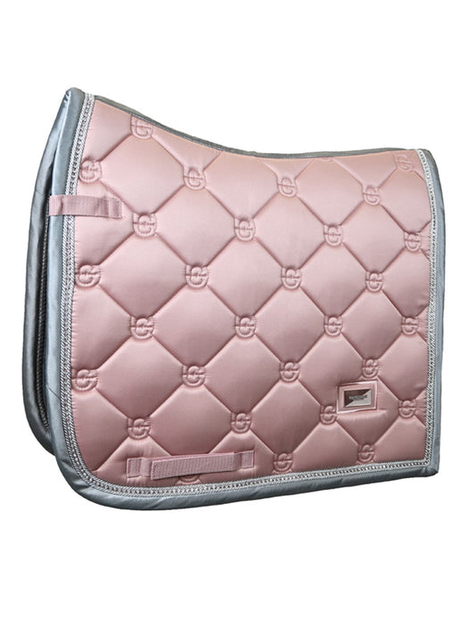 Equestrian Stockholm Saddle Pad Pink Crystal