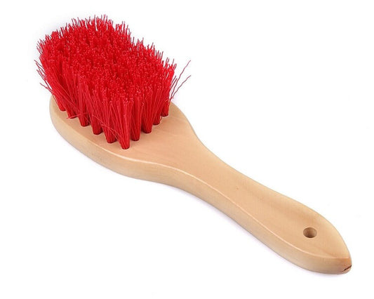 Hoof Brush Color Red