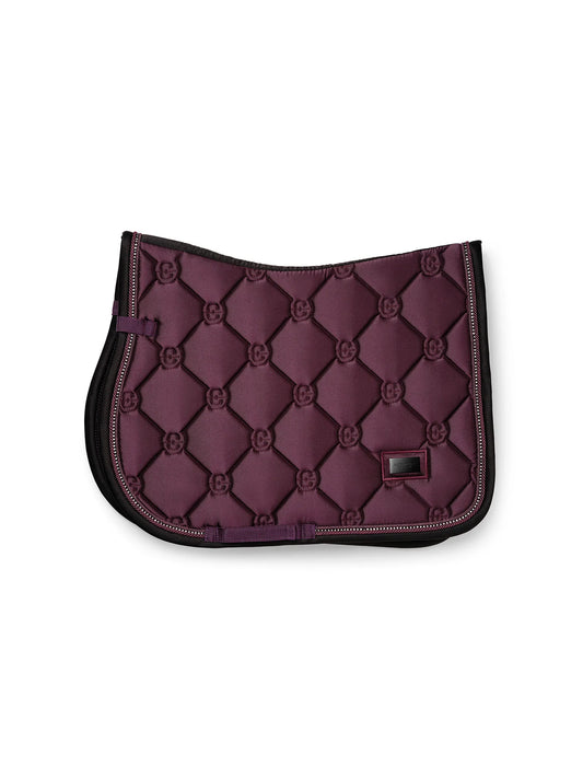 Equestrian Stockholm Zadeldek Crystal Shine Mauve Wine