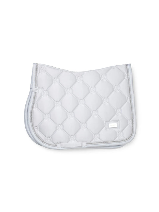 Equestrian Stockholm Zadeldek Crystal Shine White