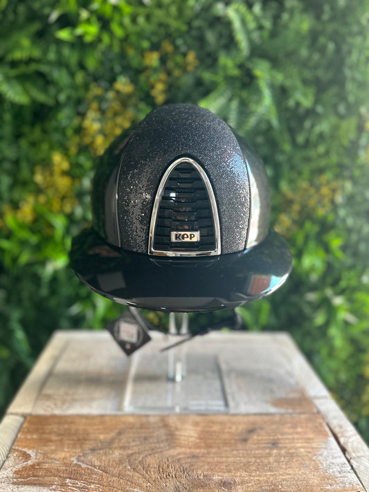 KEP Italia Shine Zwart Glitter Polo