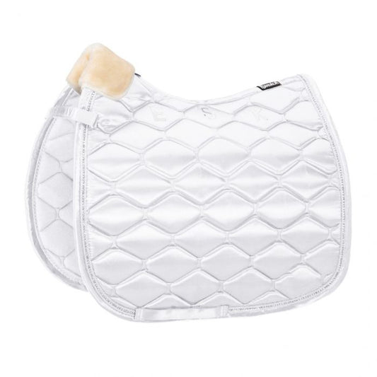 Eskadron Saddle Pad Satin Crystal White