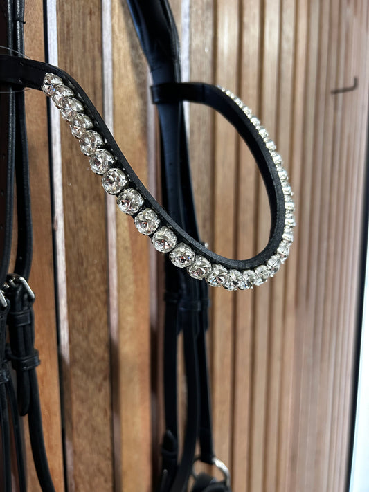 Bridle Black Anatomic Silver Full [SP22 - H008]