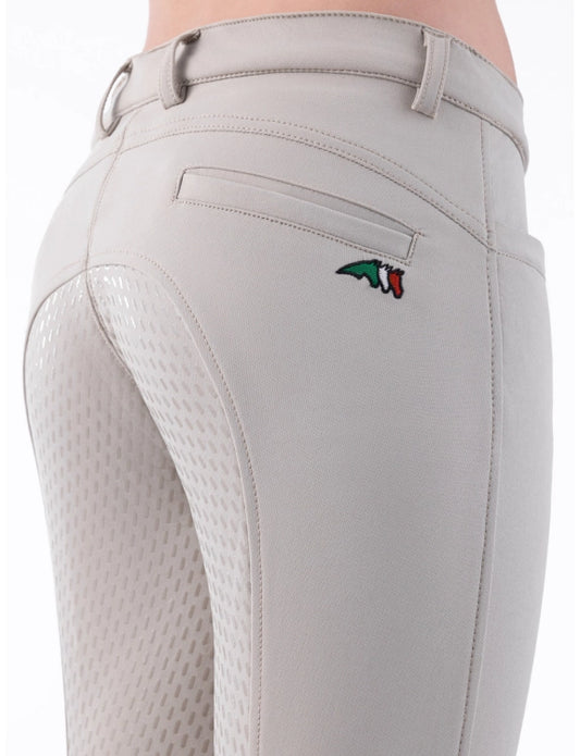 Rijbroek Equiline Jaklink Junior Full Grip Beige