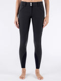 Equiline Rijbroek Knie Grip X-Shape Zwart