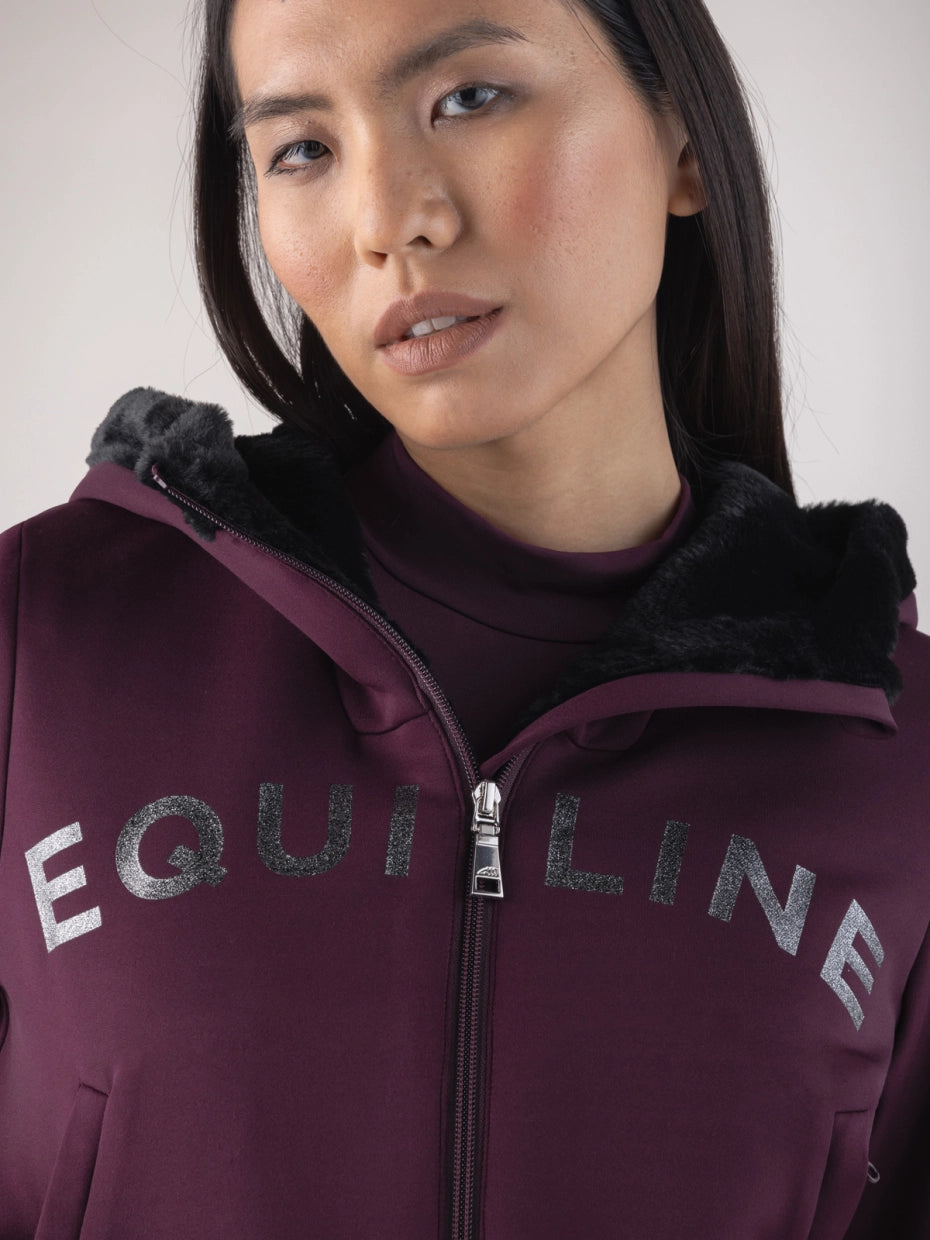 Equiline Full Zip Sweatshirt Black