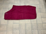 Fleece blanket terry cloth Bordeaux [size 175]