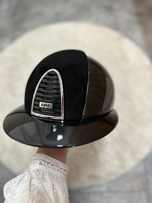 KEP Italia Cromo 2.0 Shine Polo Zwart Suede Inzet