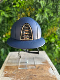 KEP Italia Cromo 2.0 Matt Blauw Polo Kristalli Logo Rosegold