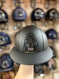 KEP Italia Cromo 2.0 Matt Zwart Polo Kristalli Logo Mirror black frame