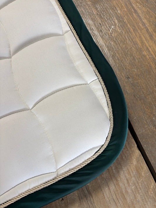 Custom | Eskadron Performance Zadeldek Wit Groen