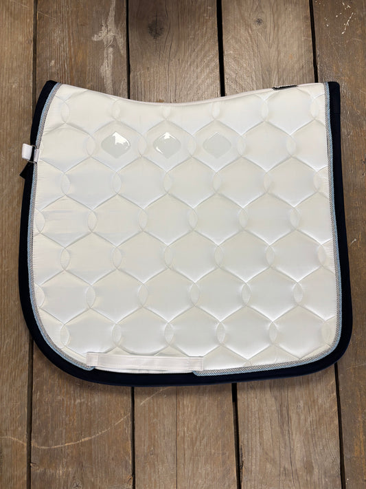 Custom | Eskadron Wave Zadeldek Wit Navy II