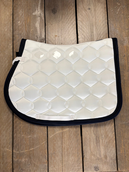 Custom | Eskadron Wave Zadeldek Wit Navy I