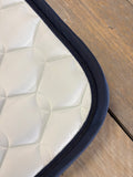 Custom | Eskadron Wave Zadeldek Wit Navy I