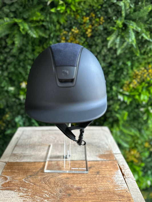 Samshield 1.0 ShadowMatt Blauw Alcantara top
