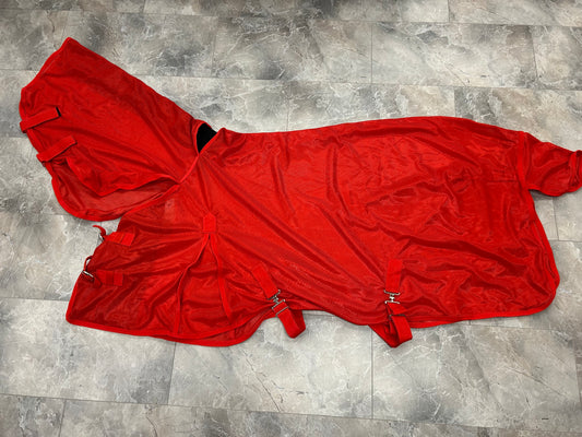Vliegendeken met hals Fel Rood [175]