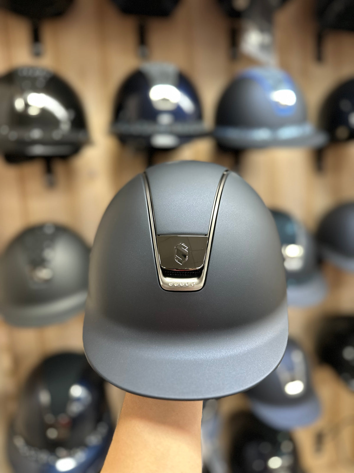 Samshield 1.0 ShadowMatt Blauw 5 Swarovski