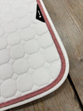 Custom | Equiline Octagon Zadeldek Wit Roze I