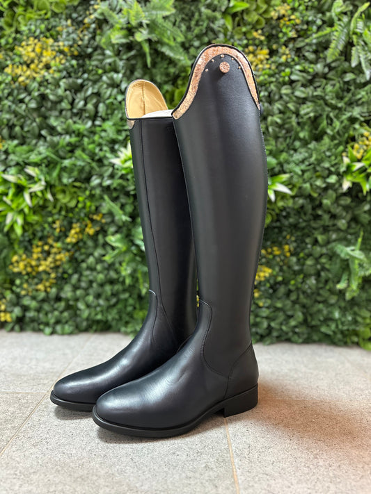 Rijlaars Tricolore Puro Duo Custom Smooth Blauw Rosegold