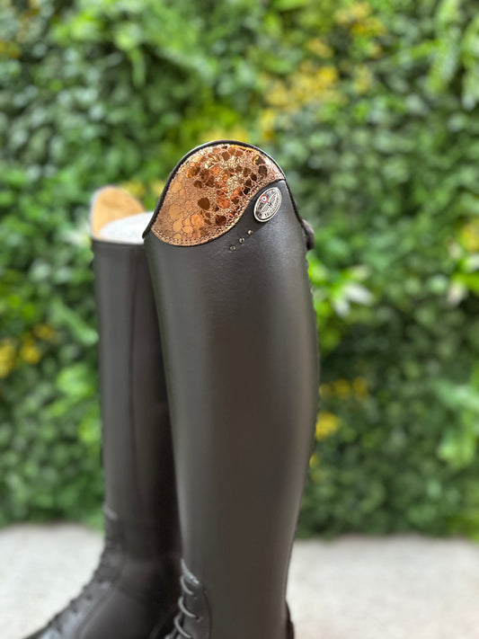 Rijlaars De Niro Tricolore Sal-Jo Smooth Bruin Custom