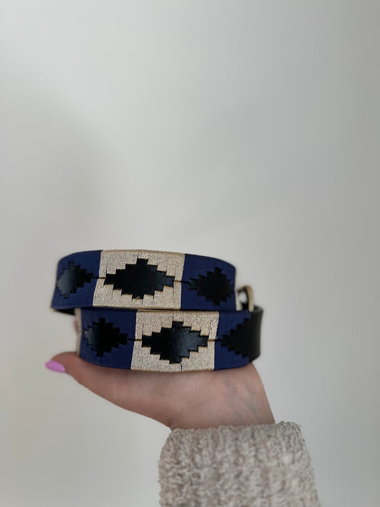 Polo belt Orange/Blue