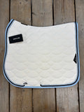 Custom | Equiline Tech-Almond  Zadeldek Wit Blauw I