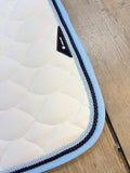 Custom | Equiline Tech-Almond  Zadeldek Wit Blauw I