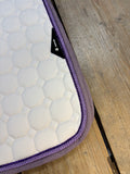 Custom | Equiline Octagon Zadeldek Wit Paars I