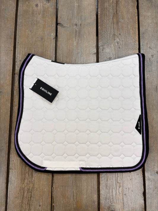 Custom | Equiline Octagon Zadeldek Wit Paars II