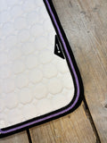Custom | Equiline Octagon Zadeldek Wit Paars II