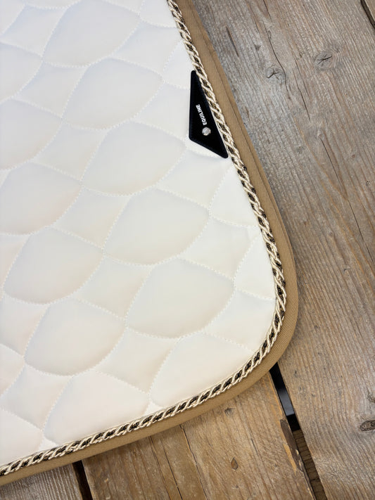 Custom Made Equiline Octagon Saddle Pad White