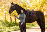 LeMieux Zadeldek Loire Classic Close Contact Square Veelzijdigheid Damson
