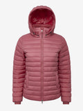 Lemieux Rose Pufferjack met capuchon Cranberry