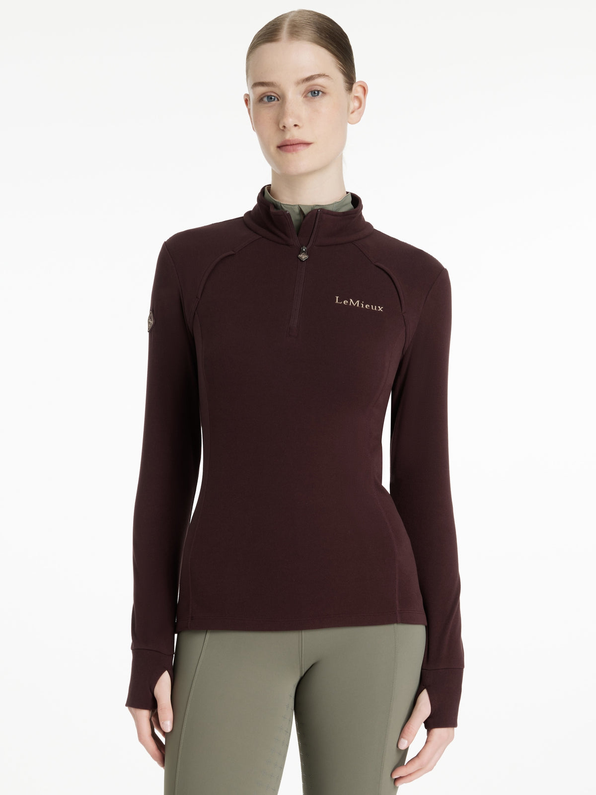 Lemieux Frances Fleece met Kwartris Damson