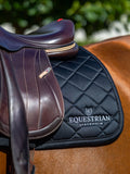 Equestrian Stockholm Zadeldek Line Zwart