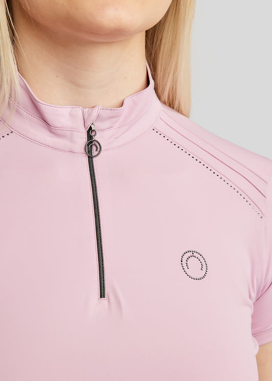 Shirt MoPearl Pintuck Candy Pink