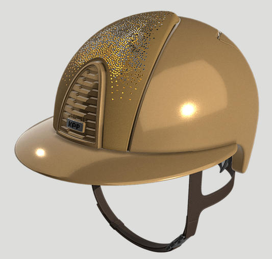 KEP Italia Cromo 2.0 Metal Golden Sand Shaded Swarovski Polo