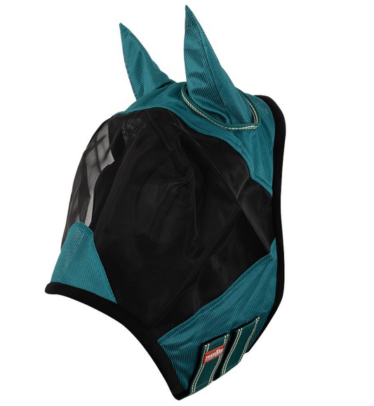 Vliegenmasker met oren Teal Green