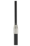 Dressage whip Medusa extendable black