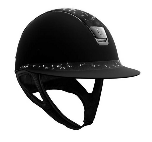 Samshield 2.0 Miss ShadowMatt Zwart Crystal Leaf top & frontalband