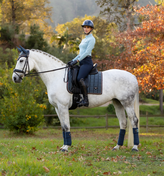 LeMieux Saddle Pad Loire Classic Dressage Petrol