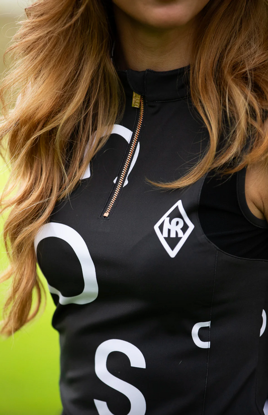 Mrs. Ros Trainingstop Mouwloos Antraciet Jet Set