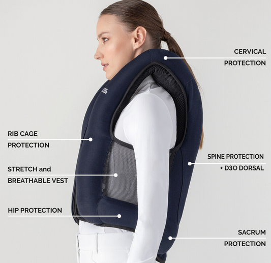Equiline Belair Airbag Vest Unisex Black