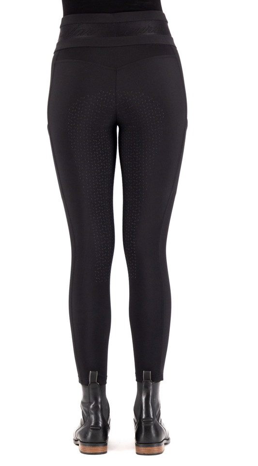 Rijbroek ESAthletic Luxe Full Grip Zwart