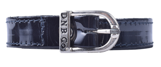 De Niro Sporenriempjes Shiny Leder Blauw