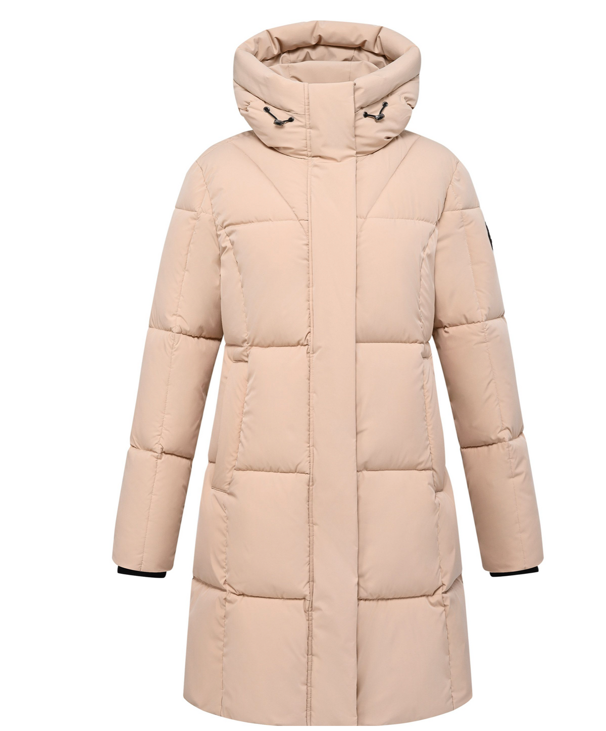 Lange winterjas Fanny Champagne