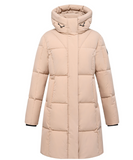 Lange winterjas Fanny Champagne